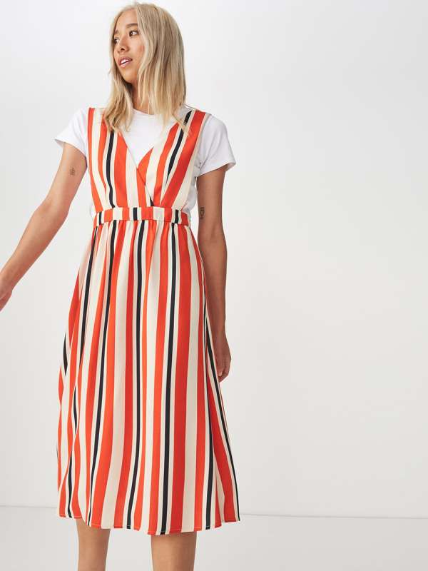 cotton on orange dress