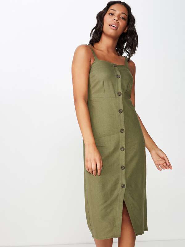 Cotton on green outlet dress