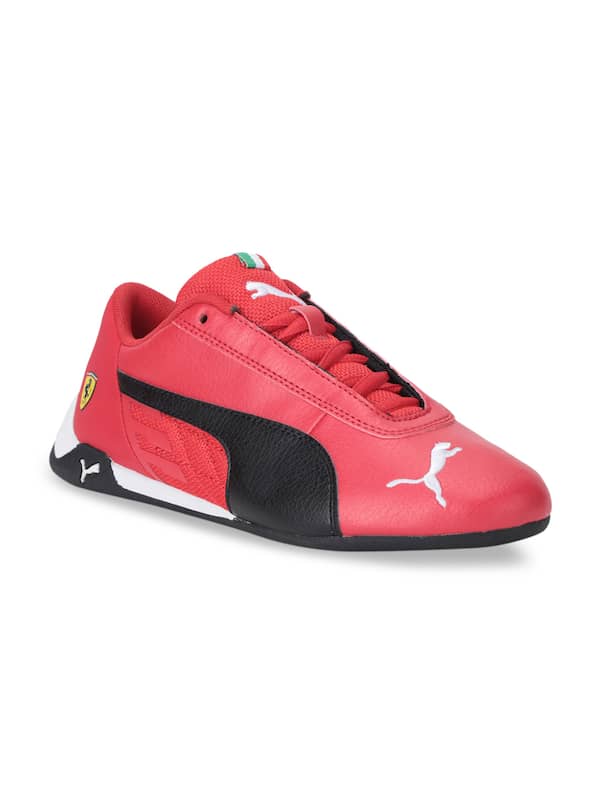 puma ferrari shoes black and red