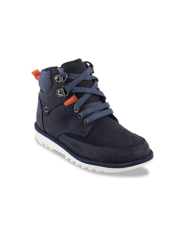 Kids leather booties clearance