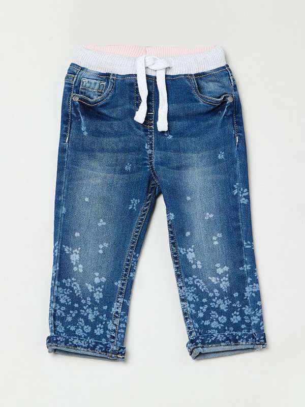 floral print jeans