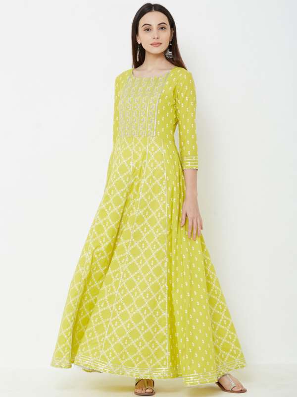 myntra frock suit