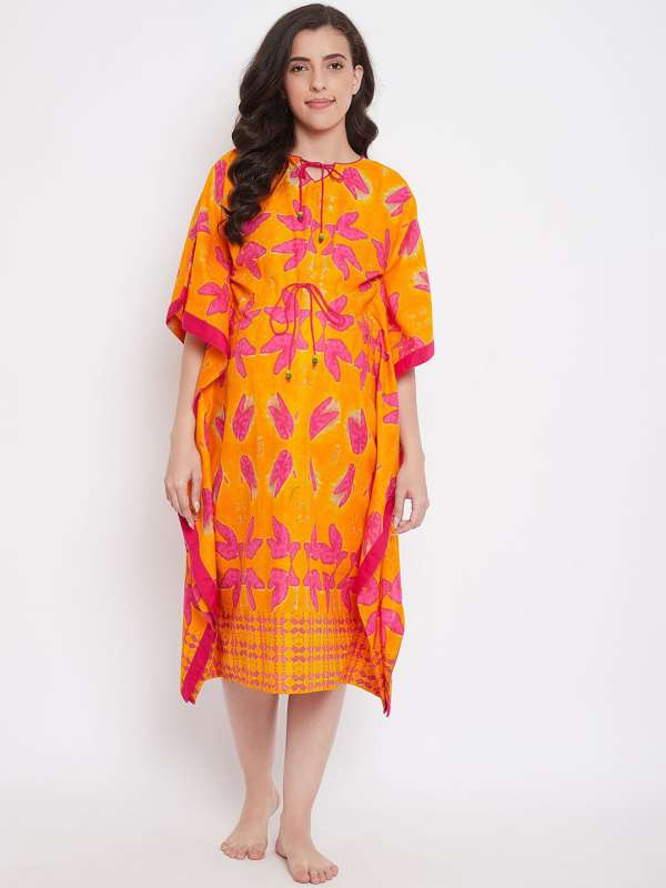 myntra kaftan nighty