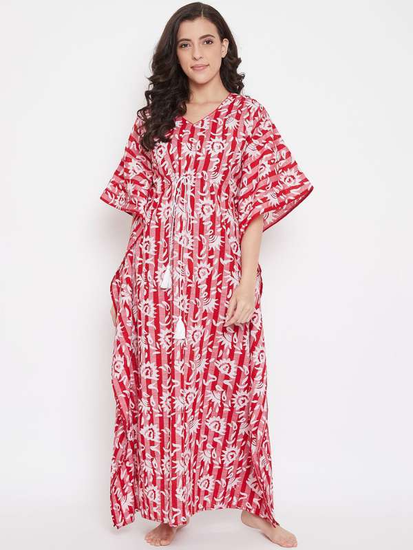 myntra kaftan nighty