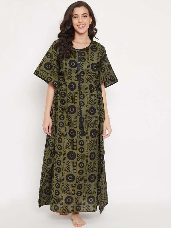 myntra kaftan nighty