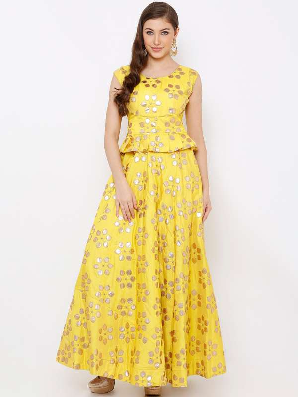 gota patti suit myntra