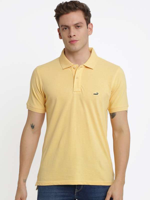 Mustard lacoste polo deals