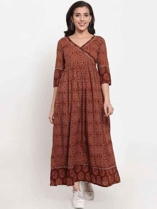 Maxi kurti deals myntra