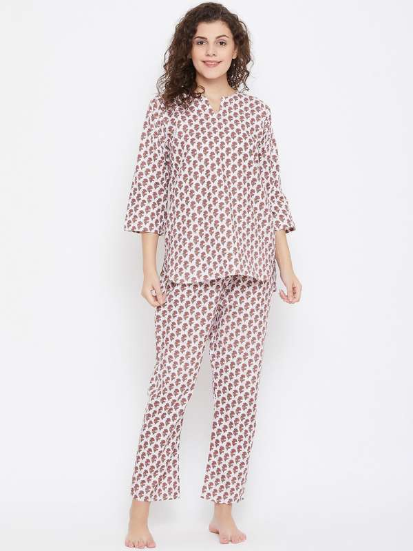 9teenagain Brown Night Suits Buy 9teenagain Brown Night Suits