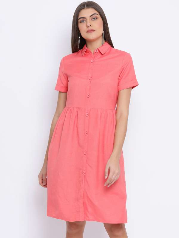 T shirt dress top myntra