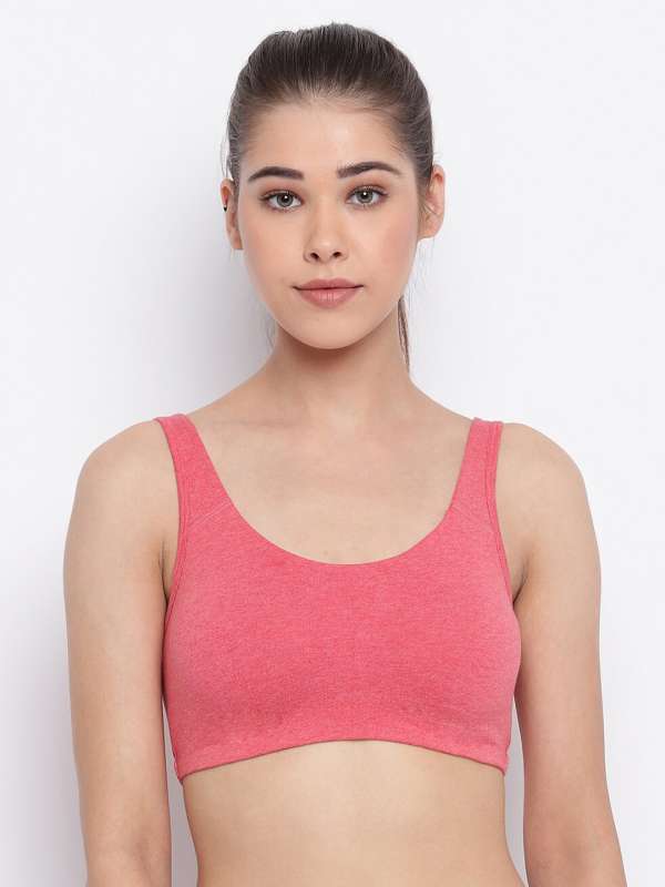 Pink Sports Bra - Buy Pink Sports Bra Online for Women