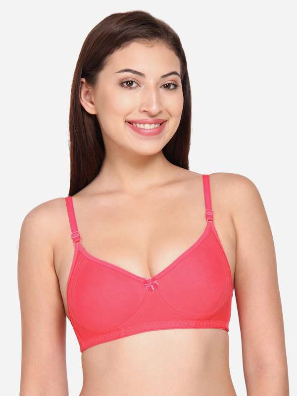 Buy Women's Printed Heavily Padded Underwired Push-Up Bra Pink (Best Fit 32B  & 32C) Online at Best Prices in India - JioMart.