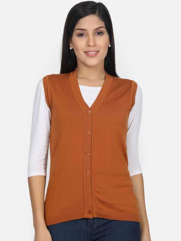 womens rust sweater