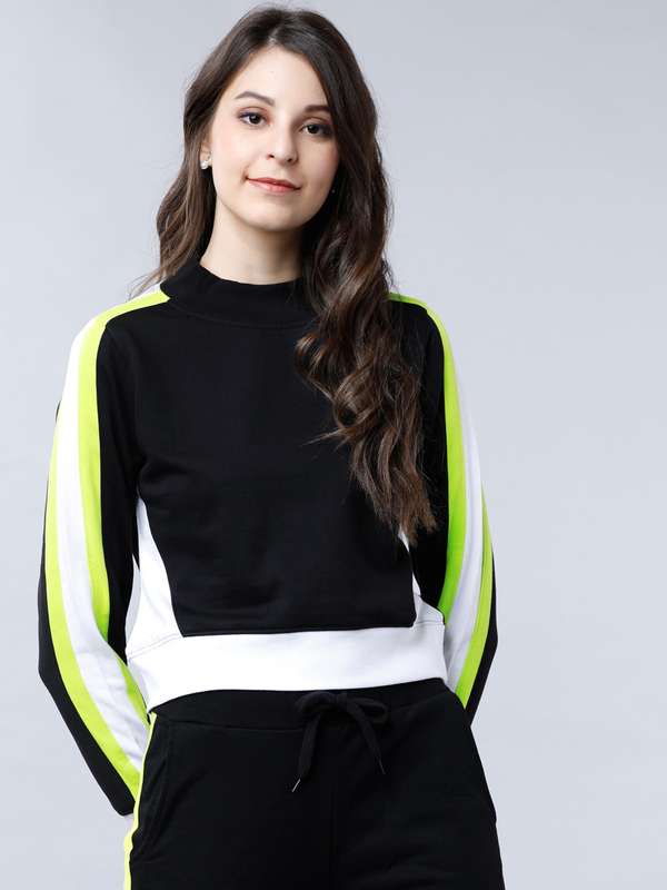 Sweatshirt for womens online myntra Clearance