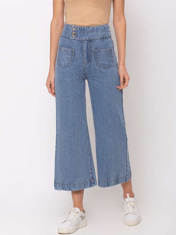 wide leg jeans online india