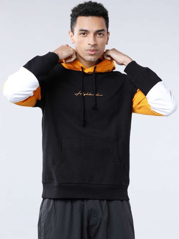 mens hoodies myntra