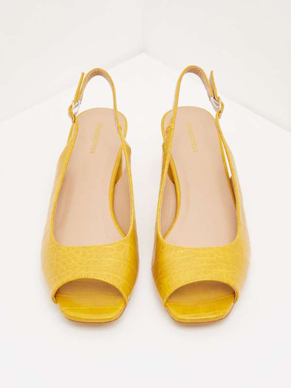 yellow pumps women's shoes
