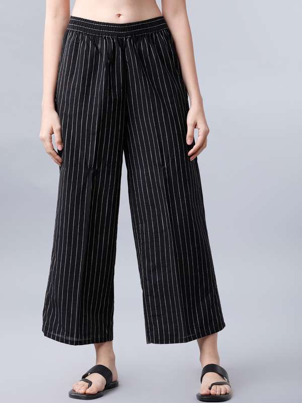 Wide leg pants myntra clearance