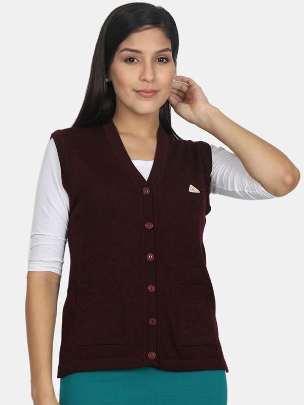 sleeveless cardigan womens india