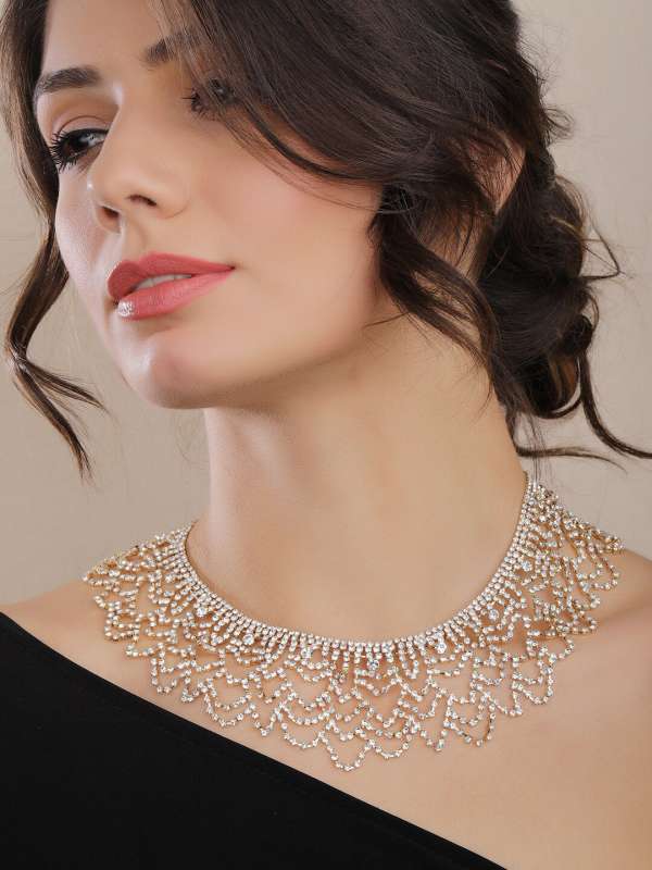 Necklace on hot sale myntra