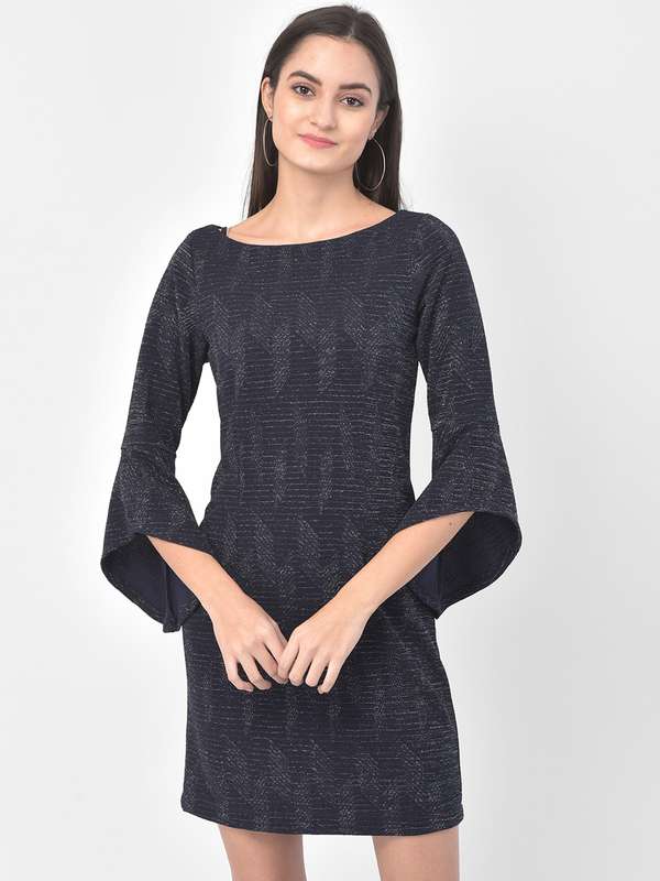 Latin Quarters Navy Blue Dresses - Buy 