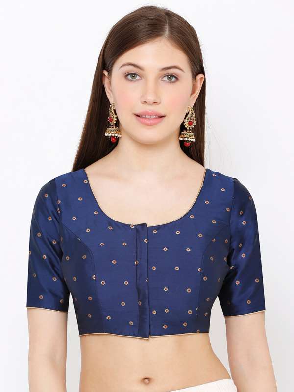Buy Trendy Navy Blue Blouse Online in