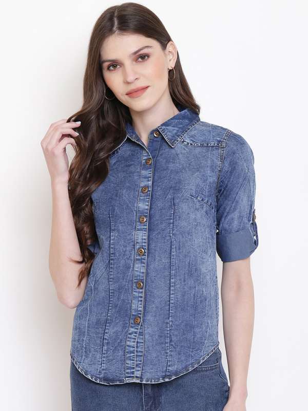 jeans shirt myntra