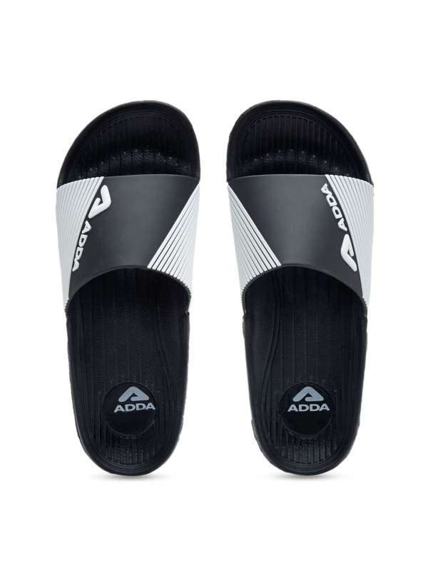 adda slippers black