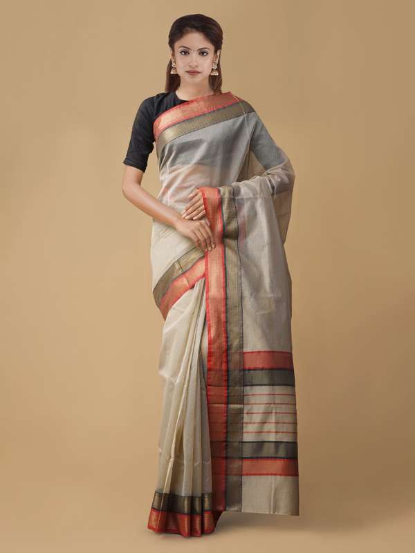 myntra pure cotton sarees