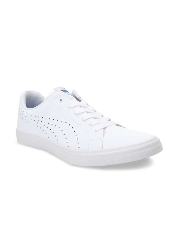 puma white sneakers myntra