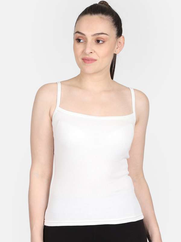 Buy Bodycare Off White Solid Women Thermal Top Online at Low