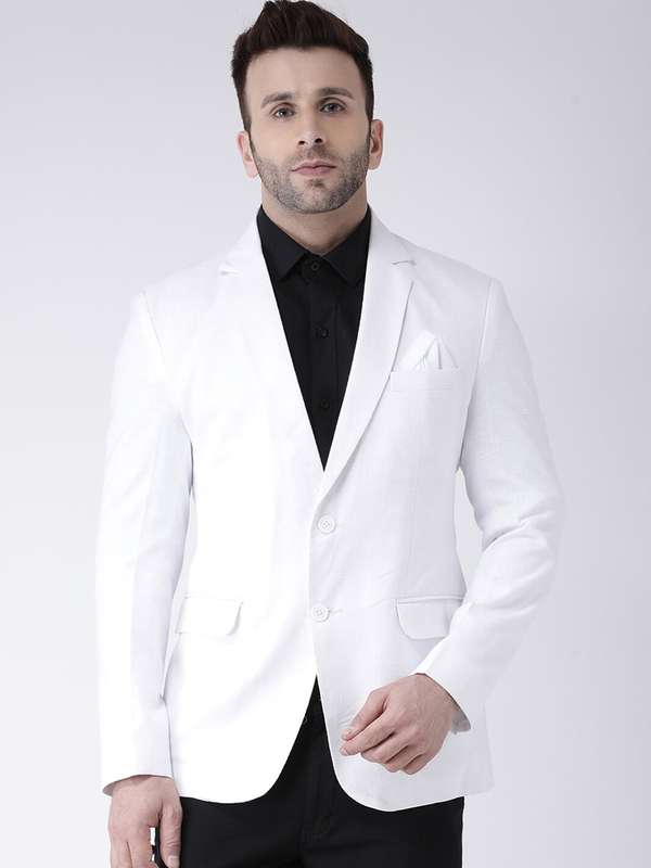 formal white blazer