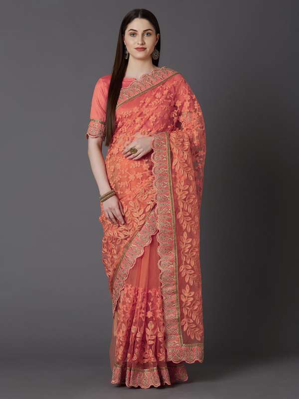 myntra designer party wear sarees