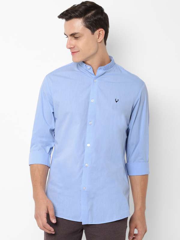 Allen Solly Mandarin Collar Shirts