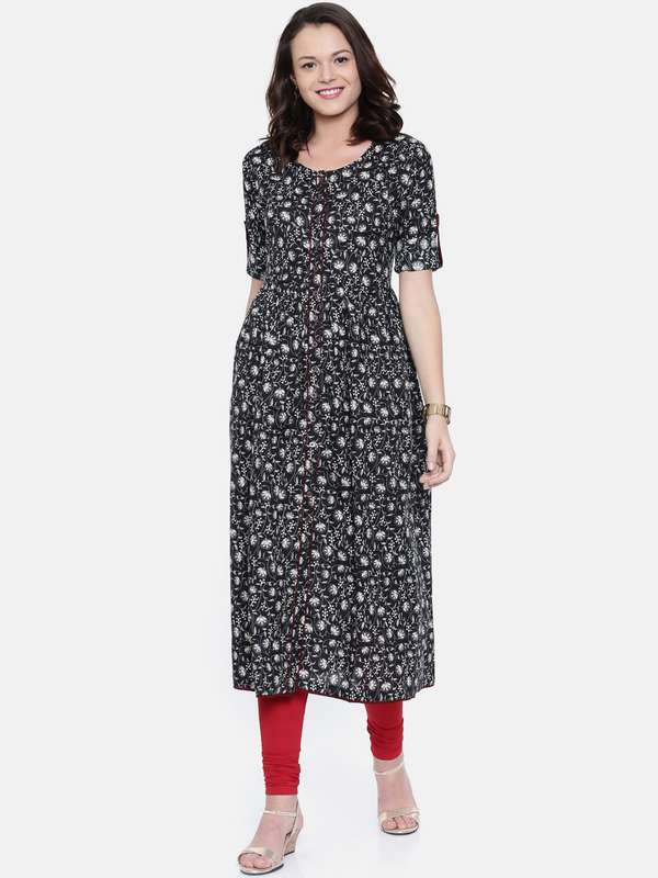 myntra short kurtis