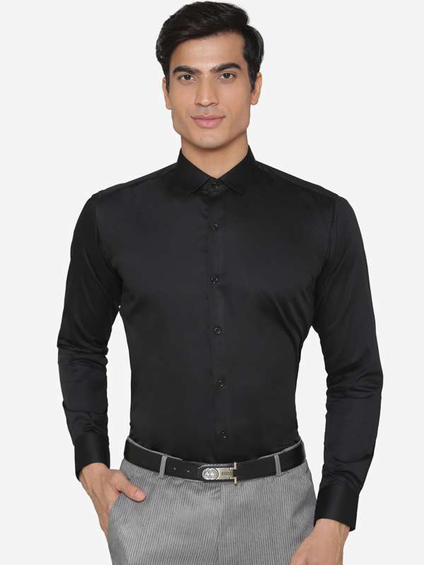 Black Party Wear Shirts Buy Black Party Wear Shirts Online In India