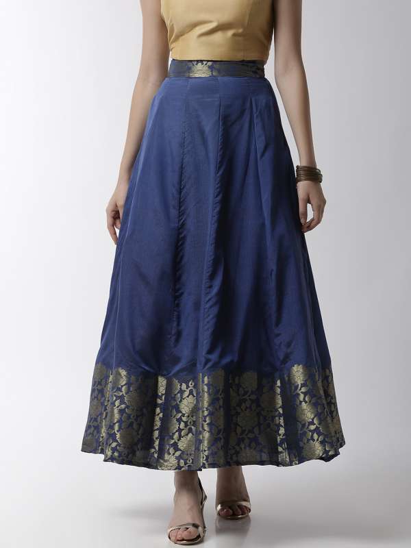 myntra long skirts
