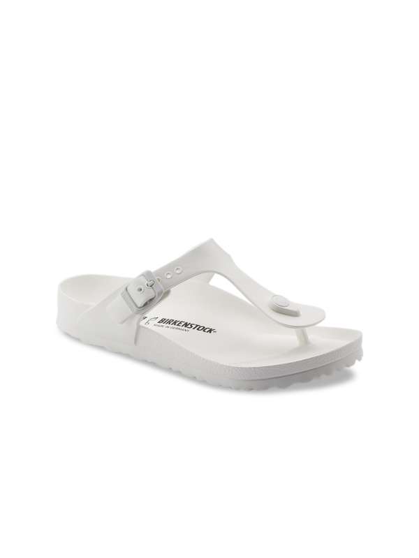 All white sales rubber birkenstocks