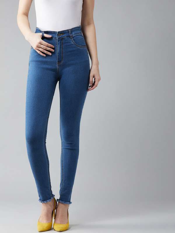 High Waisted Jeans Shop For Latest High Rise Jeans Online At Myntra Exclusive Offers