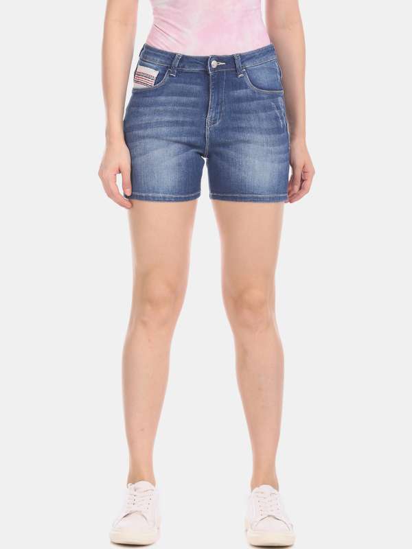 Women shorts myntra best sale