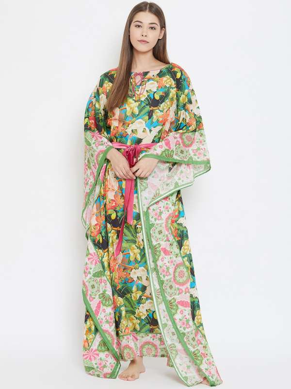 myntra kaftan nighty