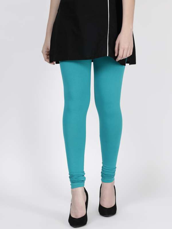 Buy Turquoise Blue Leggings for Women by LYRA Online