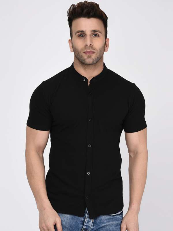 Black Half Sleeve Shirts Buy Black Half Sleeve Shirts Online