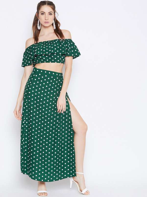 Two piece hot sale dress myntra