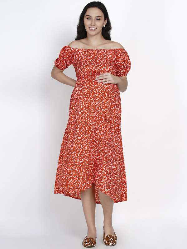 maternity dresses myntra