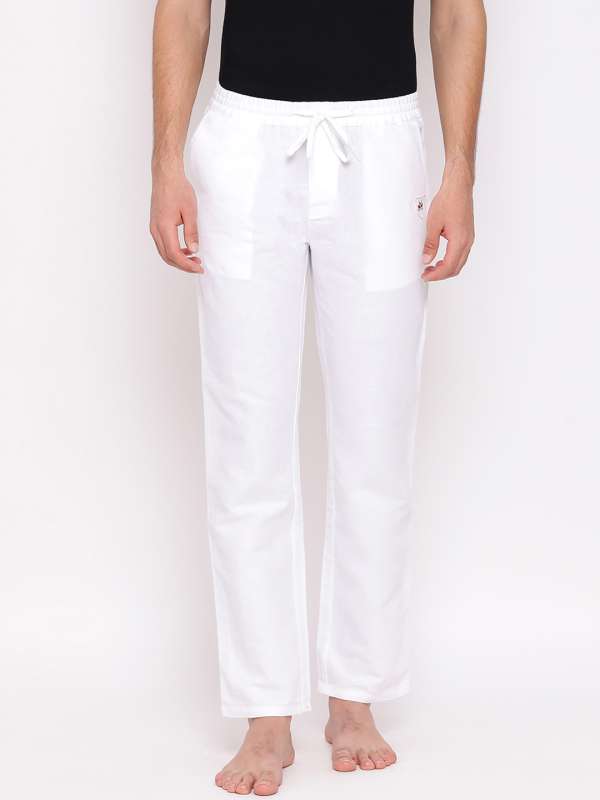 Mens linen on sale lounge pants