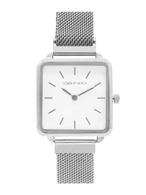 Silver hotsell white watch