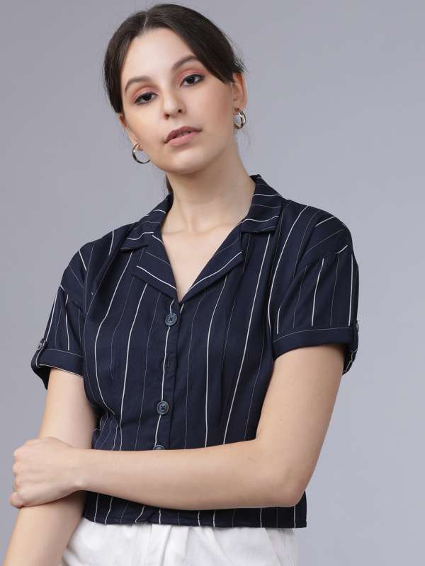 Myntra ladies deals short tops