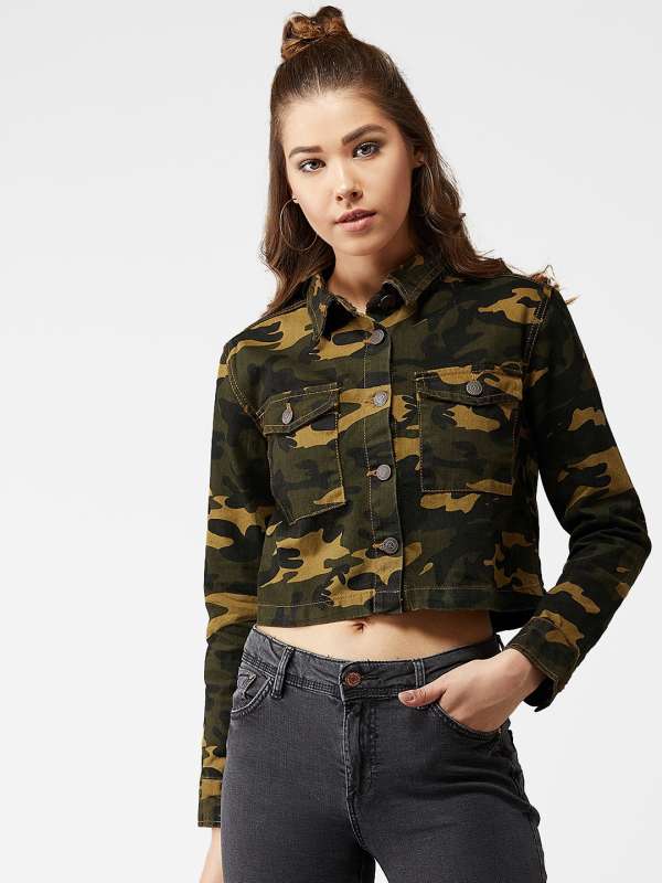 Streetwear Women Combat Camo Jacket 900414 Buy Streetwear Women Combat Camo Jacket 900414 online in India