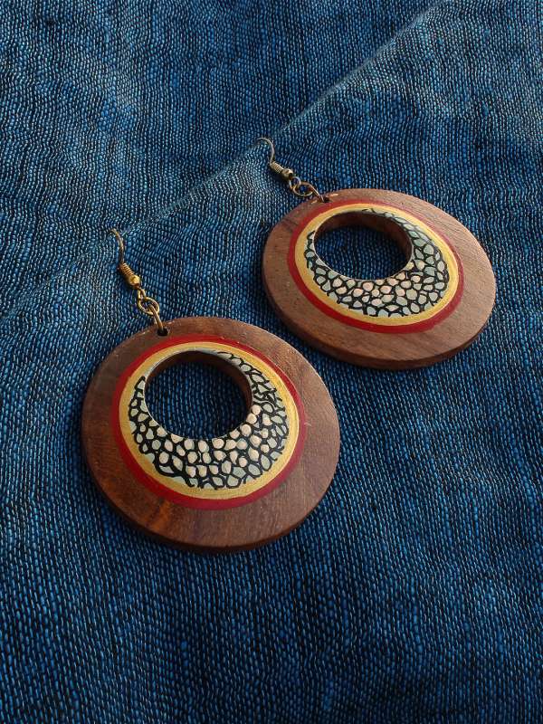 Wood Earrings Buy Wood Earrings Online in India Myntra